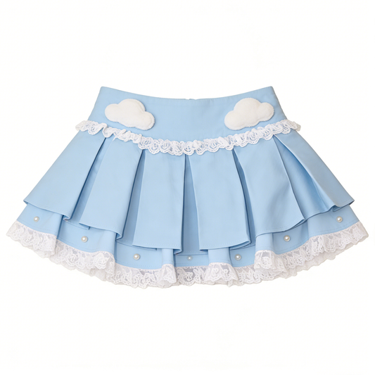 Light Blue Cloud Skirt
